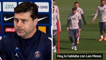 Pochettino desvela en p¨²blico la charla que ha tenido con Messi sobre el Real Madrid