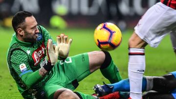 Milan y Napoli se enfrentaron en el estadio de San Siro por la Serie A