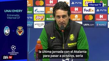 Emery: "Lo planteamos como una oportunidad preciosa, bien ganada a pulso"