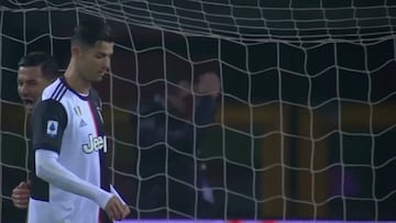 La simulación de jugador del Torino tras 'golpe' de Cristiano