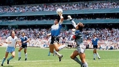 26/03/06 MUNDIAL DE FUTBOL DE MEXICO 1986 ARGENTINA INGLATERRA " LA MANO DE DIOS " DE MARADONA GOL