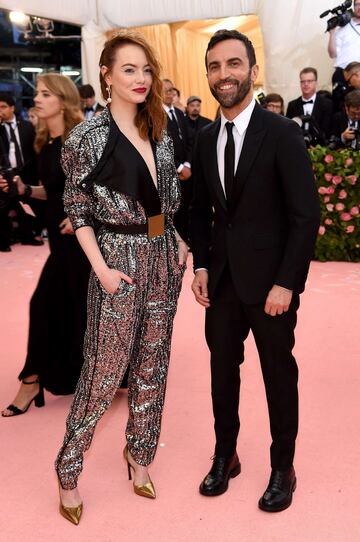 Emma Stone y Nicolas Ghesquière.