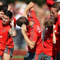 James y Bayern alistan el partido contra Leverkusen