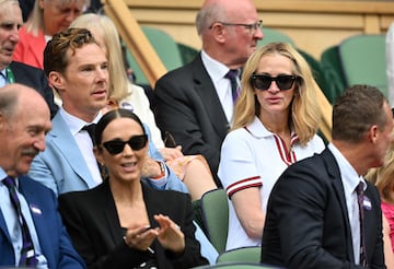 Benedict Cumberbatch y Julia Roberts.