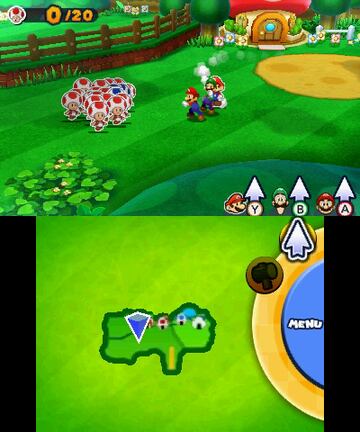 Captura de pantalla - Mario & Luigi: Paper Jam Bros. (3DS)