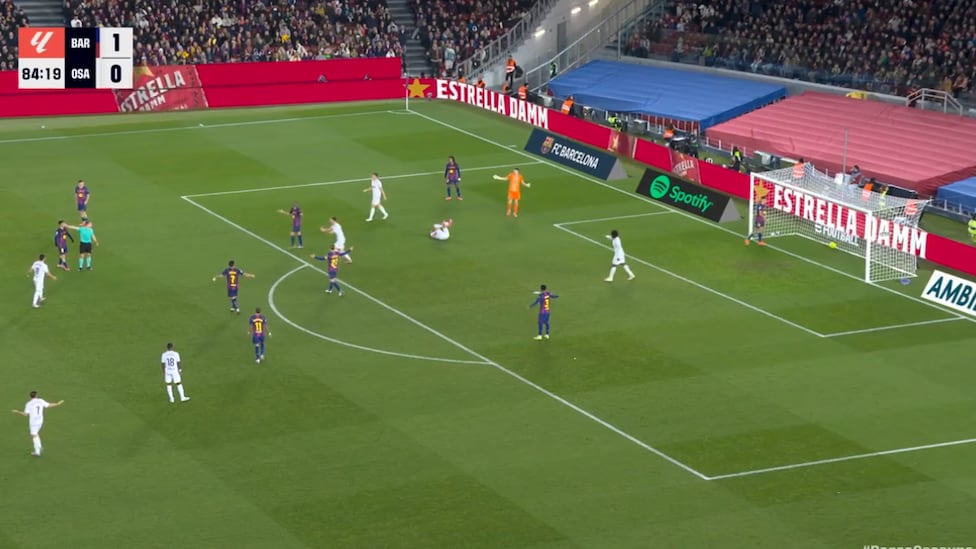 El árbitro lo despachó en un santiamén, pero tiene mucha miga: el gol anulado a Osasuna que era el 1-1...