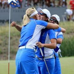 Europa se lleva la Solheim Cup por primera vez en EE UU
