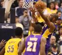 Tras la fiesta de Kobe, la resaca: paliza de los Pacers a los Lakers