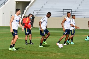 Bajo las ordenes del entrenador Reinaldo Rueda, el combinado nacional entrenó en Barranquilla antes de disputar la Copa América.