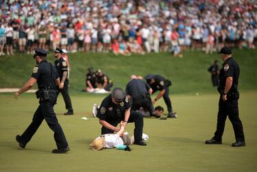 What we know about the six arrested on 18th hole of PGA Travelers Championship
