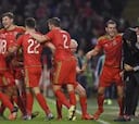 Gareth Bale jugó 90 minutos y marcó en la fiesta de Gales