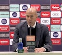 Zidane: "Estoy muy contento por mis jugadores; cuando llega el gol es una liberación"