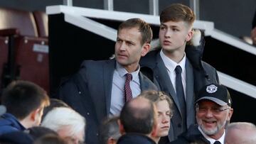 Dan Ashworth, nuevo director deportivo del Newcastle United, en 2018 durante un partido entre este equipo y el Manchester United.