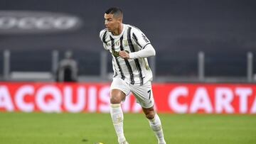 Cristiano Ronaldo en un partido de la Juventus en la Serie A