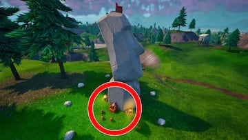 fortnite origenes gnomo moai