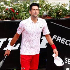 Djokovic está de los nervios