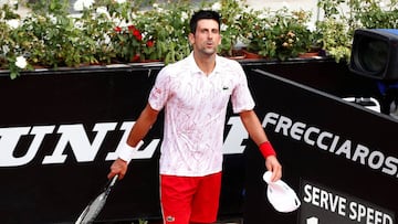 Djokovic está de los nervios