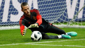 De Gea es el ¨²nico portero que a¨²n no ha realizado una parada