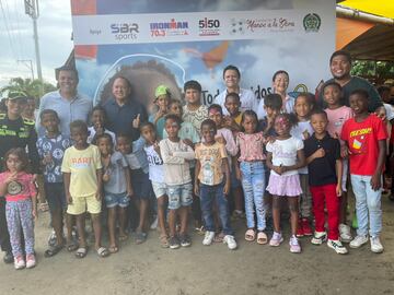 La alegría de los niños en La Boquilla.