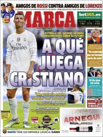 Portadas de la prensa mundial