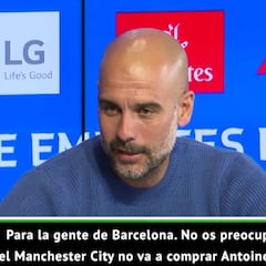 La razón que alega Guardiola para no fichar a Griezmann