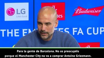 La razón que alega Guardiola para no fichar a Griezmann