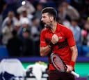 Un Djokovic titánico se cita con Sinner en la final de Shanghái
