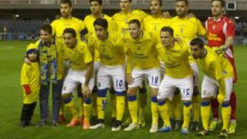 Once titular de Las Palmas frente al Bar&ccedil;a B.