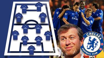 El XI del Chelsea antes de los 1.700 millones de Abramovich