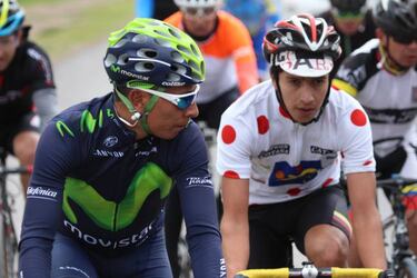 Una mañana con Nairo Quintana subiendo a Patios
