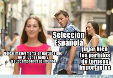 Los mejores memes de la goleada de España a Croacia