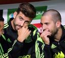 Del Bosque blindó a Piqué entrenando a puerta cerrada