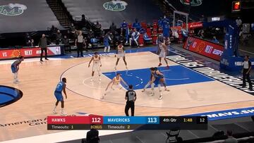 Muchos vieron a Nowitzki: la maniobra de Luka con 112-113 que enamoró a los fans