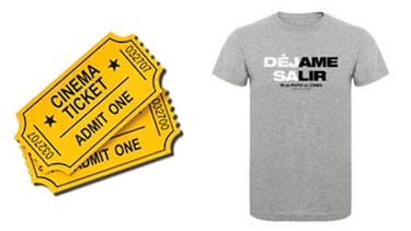 Gana entradas dobles y camisetas de la película Déjame Salir