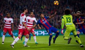 Rafinha marca el 1-0.