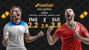 Pronósticos Inglaterra vs. Suiza: horario, TV, estadísticas y cuadro