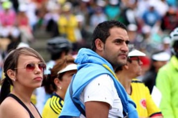 En imágenes el recibimiento de miles de colombianos a Nairo