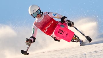 Audrey Pascual compitiendo en el Campeonato del Mundo.