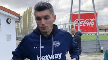 El jugador del Alavés Dani Torres.