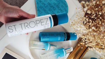 Este autobronceador facial de St.Tropez est¨¢ disponible en Amazon.