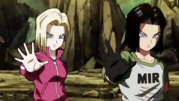 dragon ball super androides numero 17 18