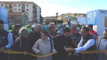 La salida de la última etapa.