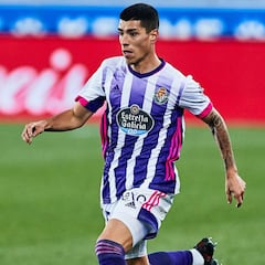 Lucas Olaza, el séptimo lateral titular del Pucela
