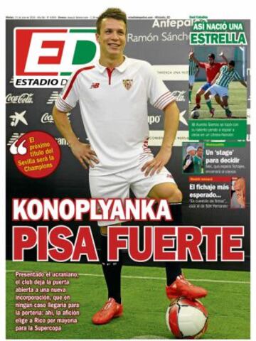 Portadas de la prensa deportiva