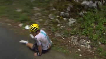 Geraint Thomas abandona el Tour por fractura de clavícula