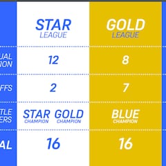 Las ligas con clasificación directa en la nueva Superliga