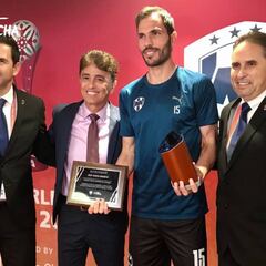 Rayados reconoció a Basanta por sus cuatro Mundiales de Clubes