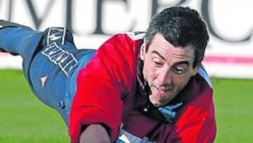 <b>TITULAR. </b>Preciado no quiere esperar y esta misma tarde le dar¨¢ la titularidad a Lafuente en Getafe.