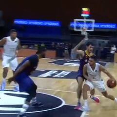 Está para la NBA y lo que quiera: el canastón de ensueño de Campazzo a falta de 30"