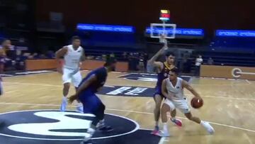 Est芍 para la NBA y lo que quiera: el canast車n de ensue?o de Campazzo a falta de 30"